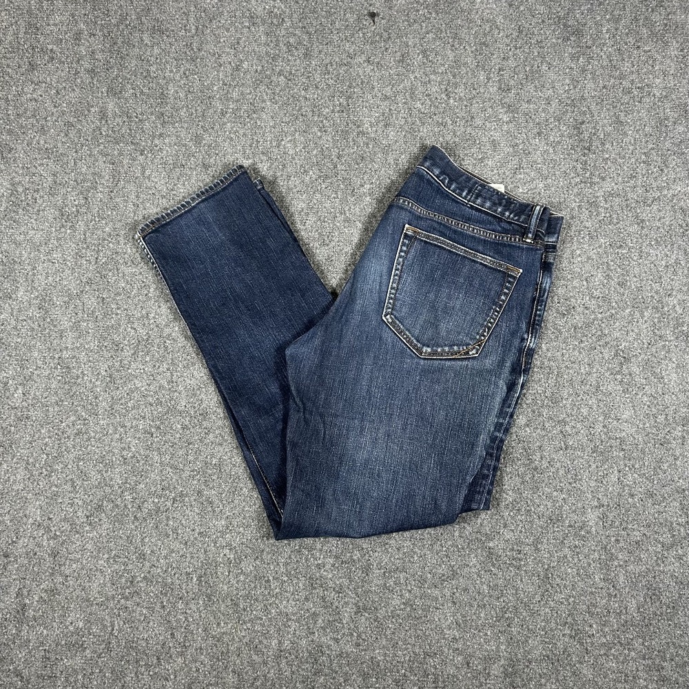 Banana Republic Slim Fit Jeans Men's 33x32 Stretch Black Denim Pants #3461